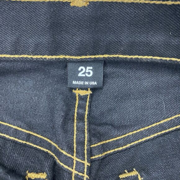 Wardrobe NYC Women Black Jeans Szie 25 Stitched in Contrast Thread - USA- - Picture 15 of 15